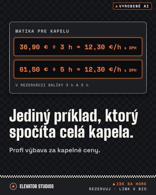 Matika pre kapelu. Vizuál Elevator Studios, vyrobené AI.